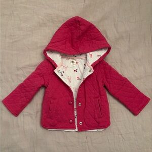 Charming Pink Quilted Kids Jacket